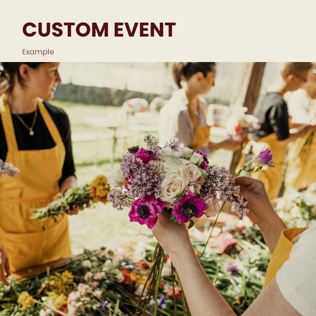 Custom Workshop Farm Events